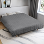 Voir la diapositive 2 : ID MARKET Couverture lestée 150x200 CM CELESTE bicolore gris clair et gris 7 kg