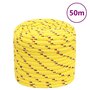 Voir la diapositive 1 : VIDAXL Corde de bateau Jaune 16 mm 50 m Polypropylene