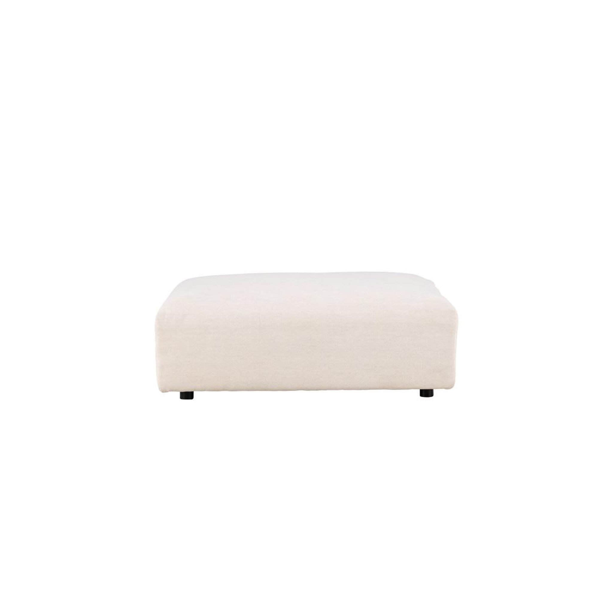 Voir la diapositive 2 : Paris Prix Module pouf de canapé  mavi  105cm beige