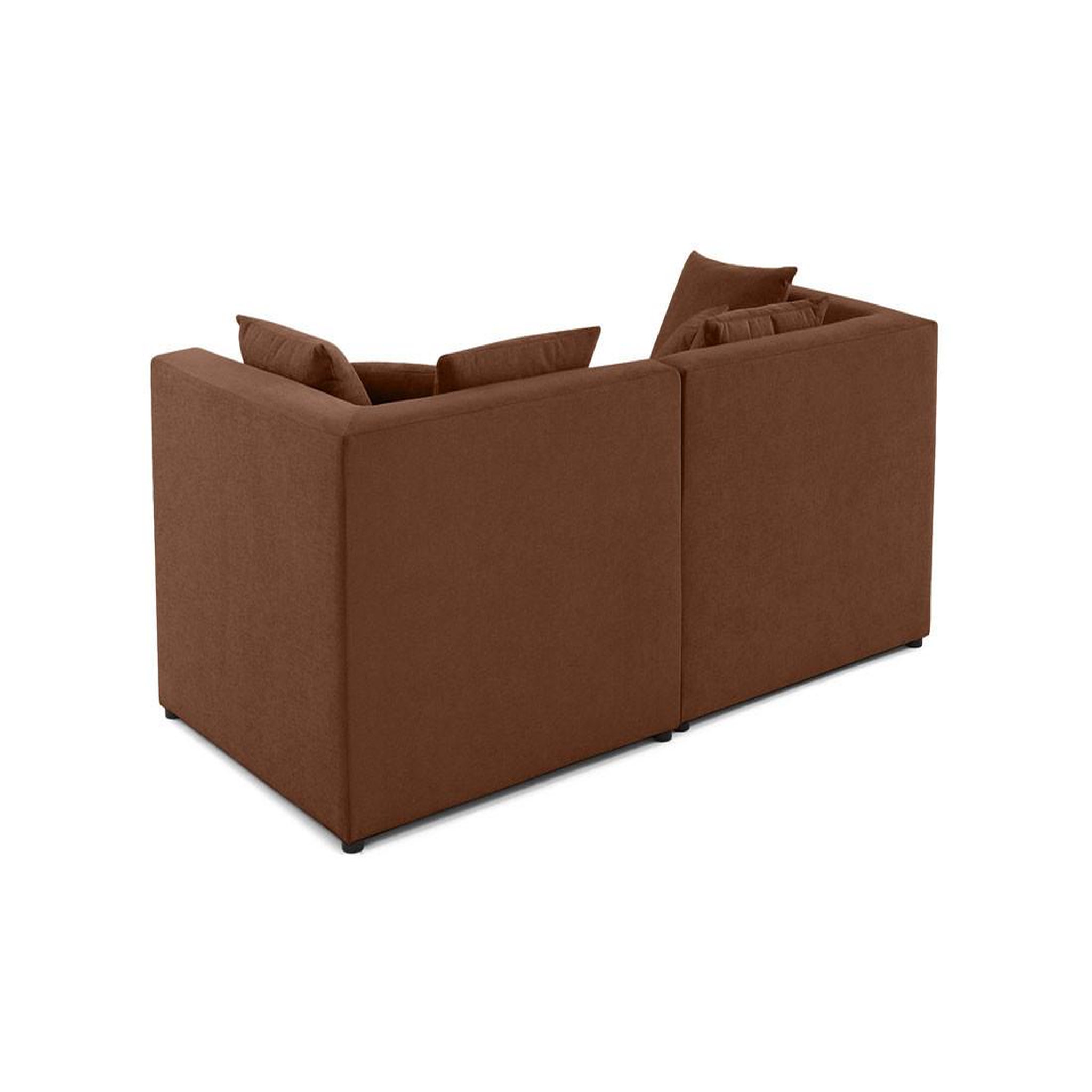 Voir la diapositive 4 : LISA DESIGN Amalfi - canapé modulable 2 places - en tissu