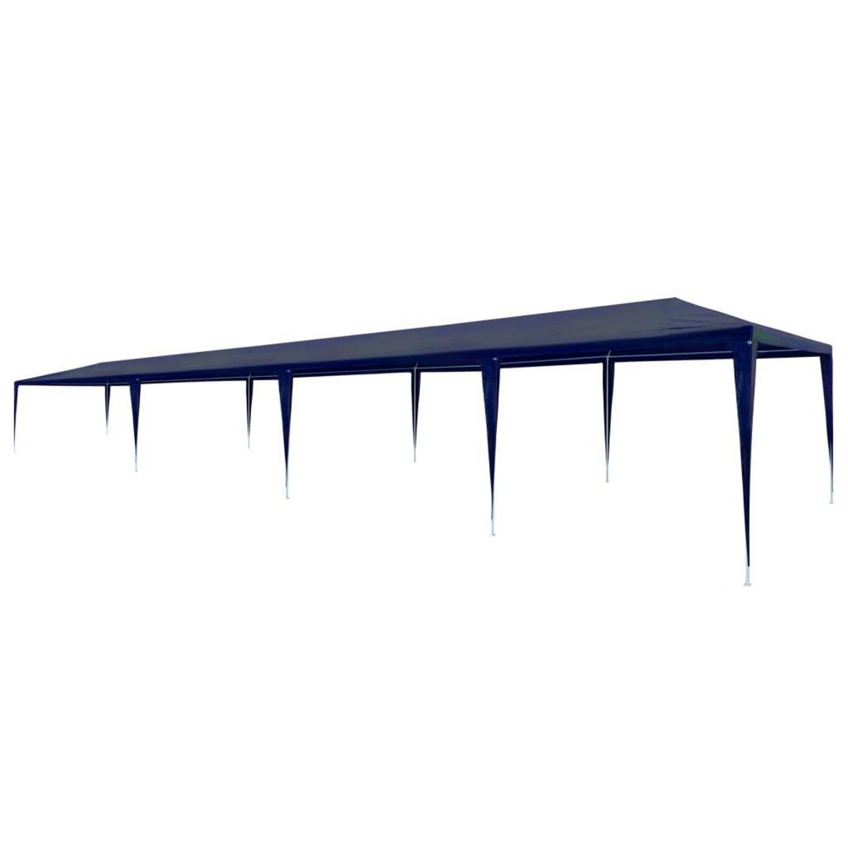 VIDAXL Tente de reception 3x12 m PE Bleu
