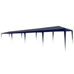 VIDAXL Tente de reception 3x12 m PE Bleu