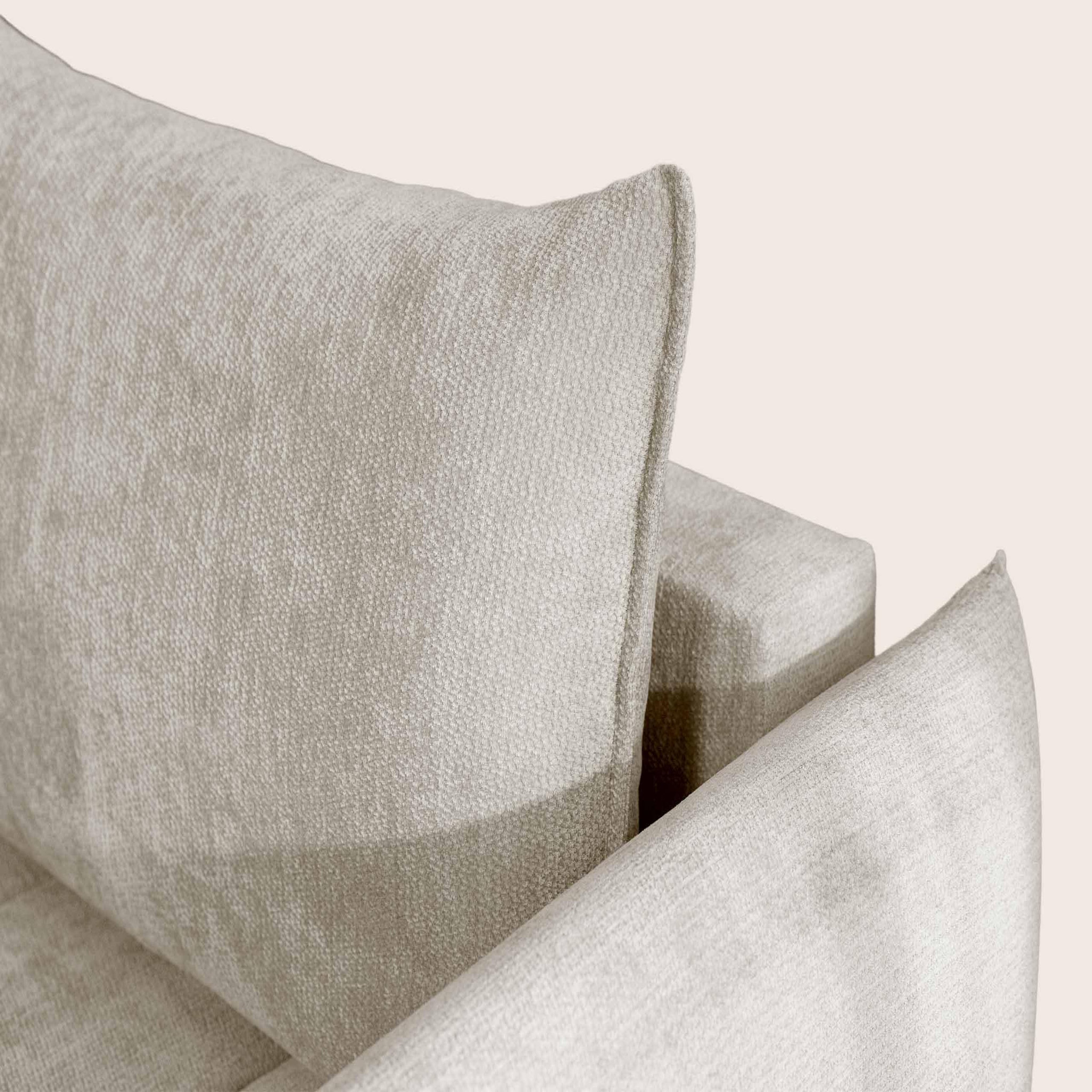 Voir la diapositive 6 : BEST MOBILIER Ambroise - canapé d'angle droit 4 places convertible avec coffre en velours texturé