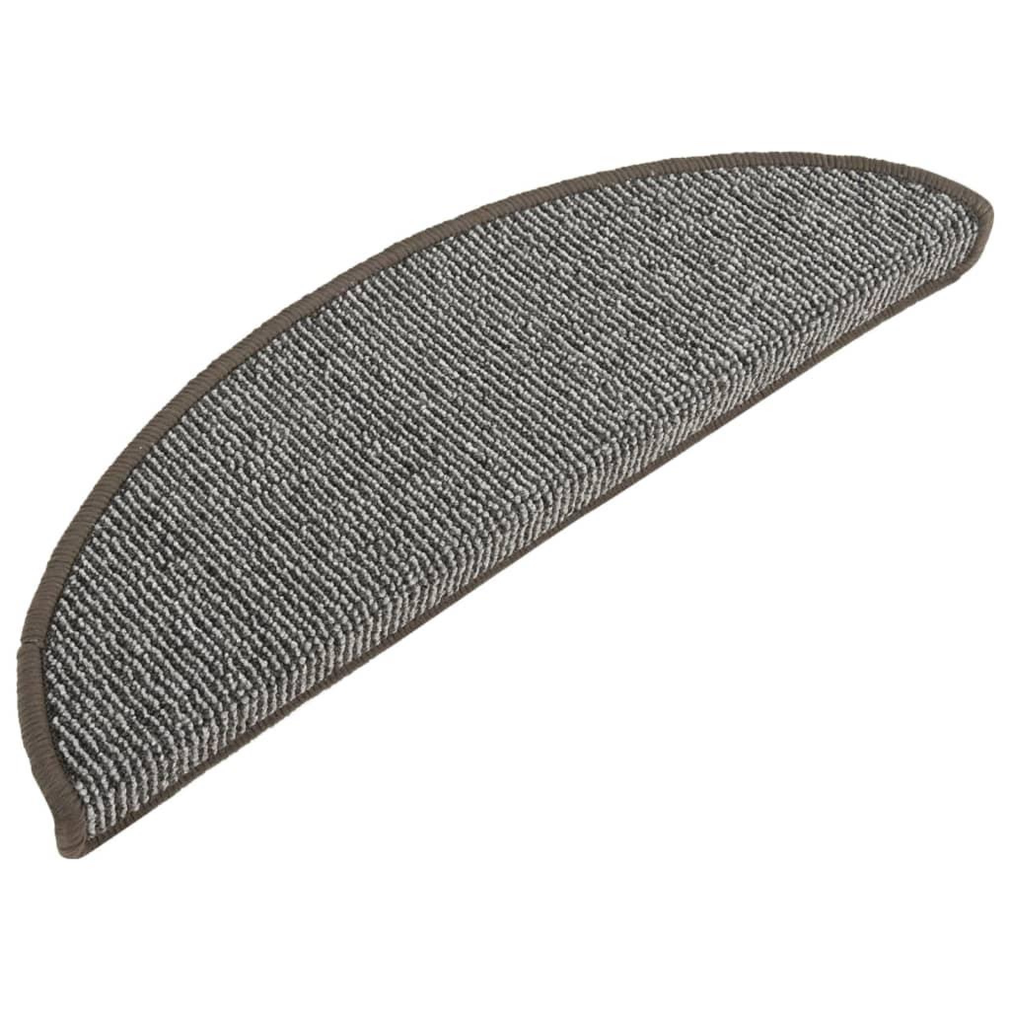 Voir la diapositive 3 : VIDAXL Tapis de marches d'escalier 15 pcs Gris 56x17x3 cm