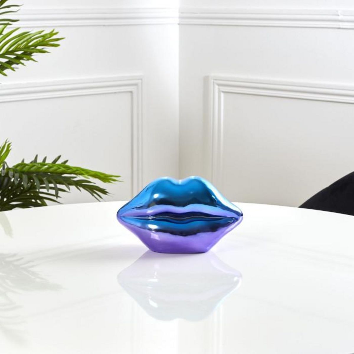 Paris Prix Décoration à Poser Bouche  Electroplate  19cm Multicolore