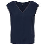 Only T-Shirt Marine Femme Only Selina. Coloris disponibles : Bleu