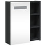 Voir la diapositive 4 : VIDAXL Armoire de salle de bain a miroir avec LED noir 45x13x52 cm