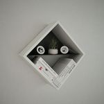 HOME MANIA Etagère murale design Phuket. Coloris disponibles : Marron