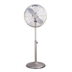 OCEANIC Ventilateur sur pied 40 cm OCEANIC - 3 vitesses - Puissance 50 W - Hauteur réglable 90 a 125 cm - Pales en aluminium - Métal b