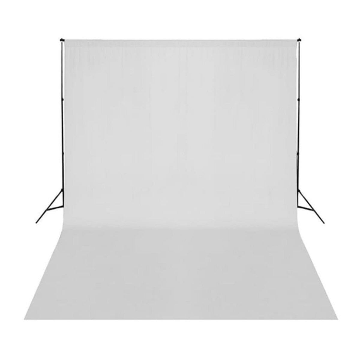 VIDAXL Kit de studio photo avec lampes toile de fond et reflecteur