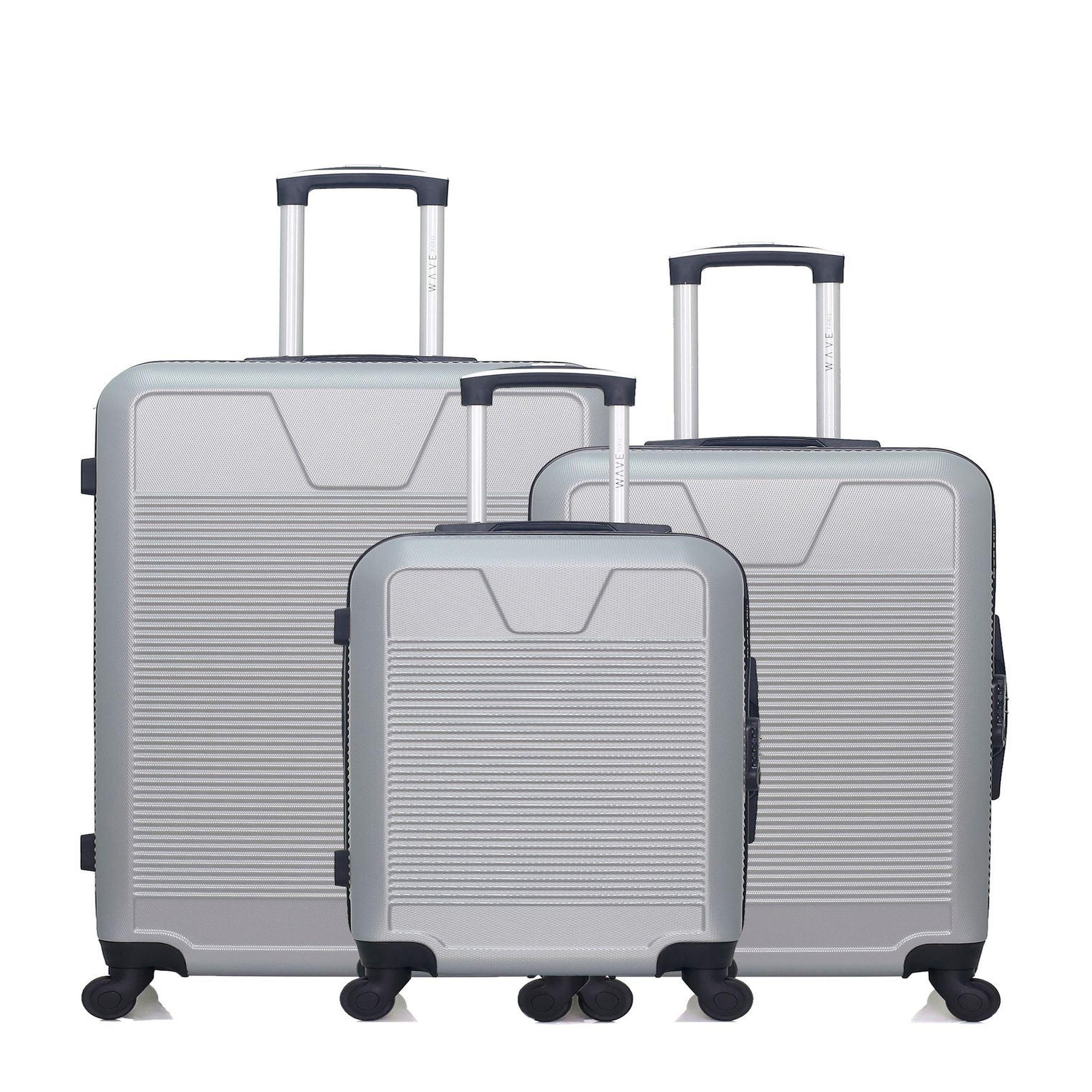 WAVE PARIS Wave paris - lot de 3 - valise grand format, valise weekend et valise cabine selenga