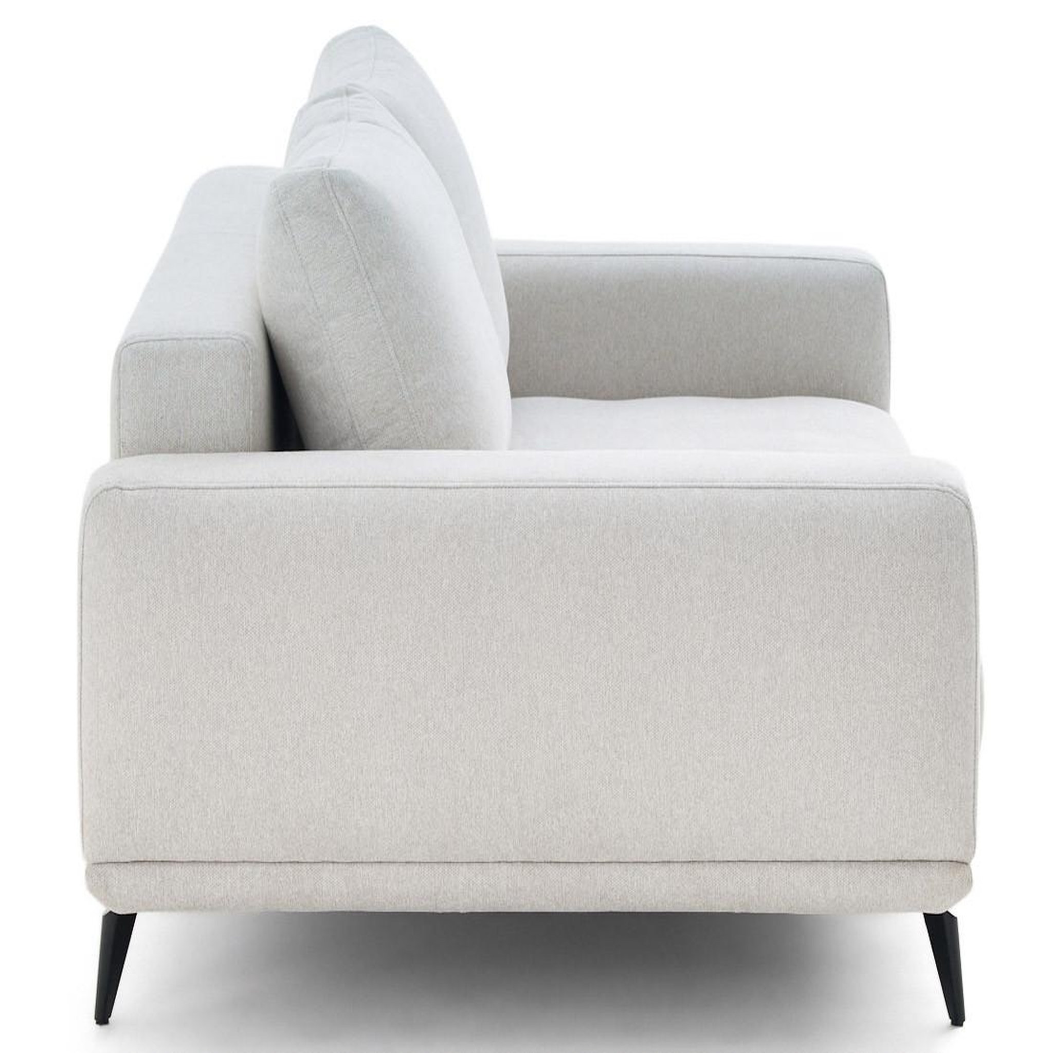 Voir la diapositive 6 : LISA DESIGN Vicence - canapé droit 2 places en tissu
