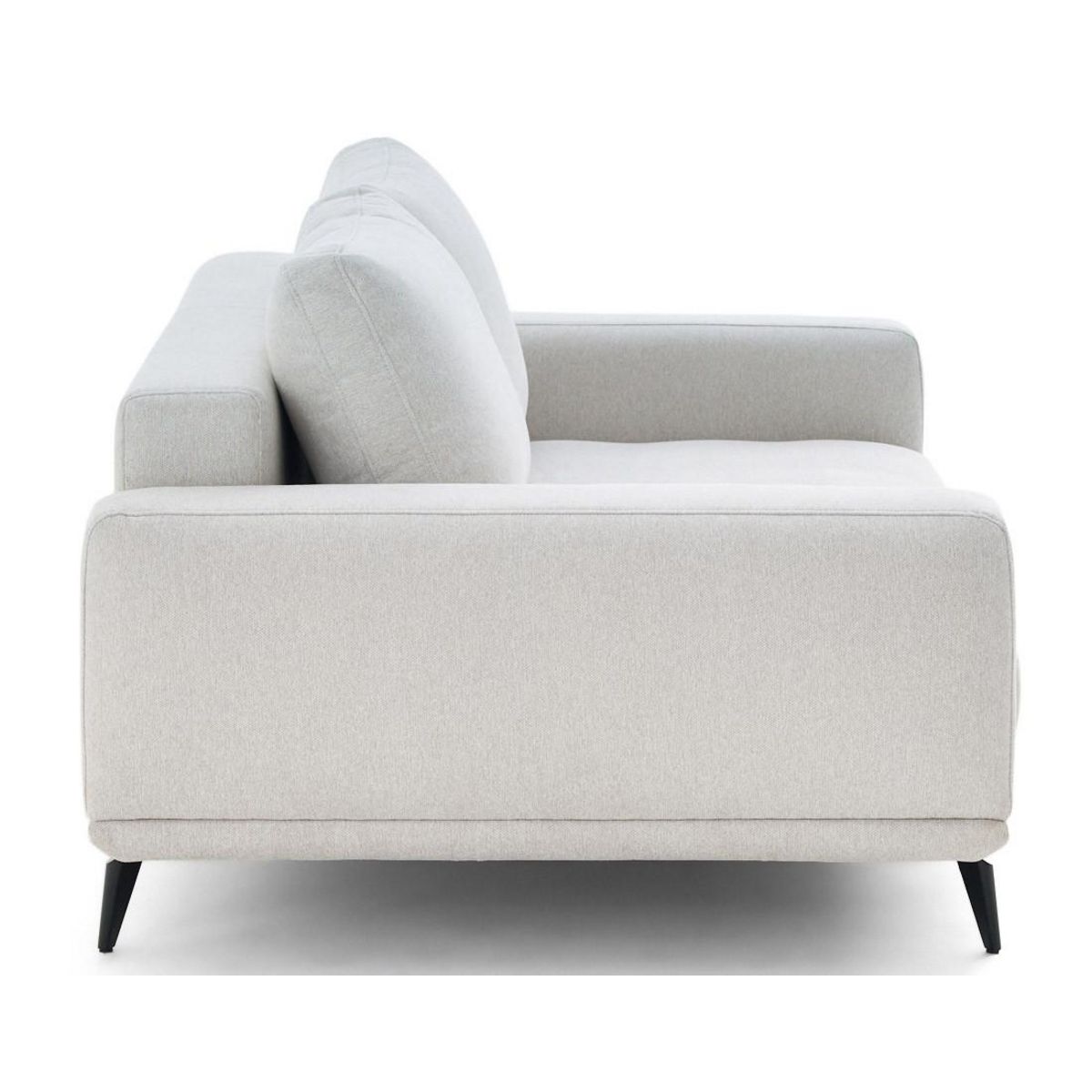 LISA DESIGN Vicence - canapé droit 2 places en tissu