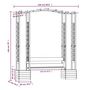 Voir la diapositive 6 : VIDAXL Pergola de jardin avec banc et jardinieres Bois de pin impregne