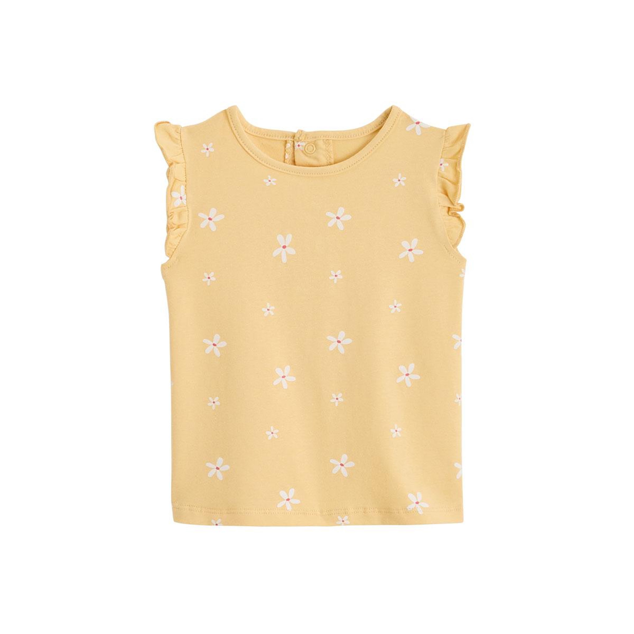 Petit Béguin T-shirt enfant manches courtes camila. Coloris disponibles : Jaune