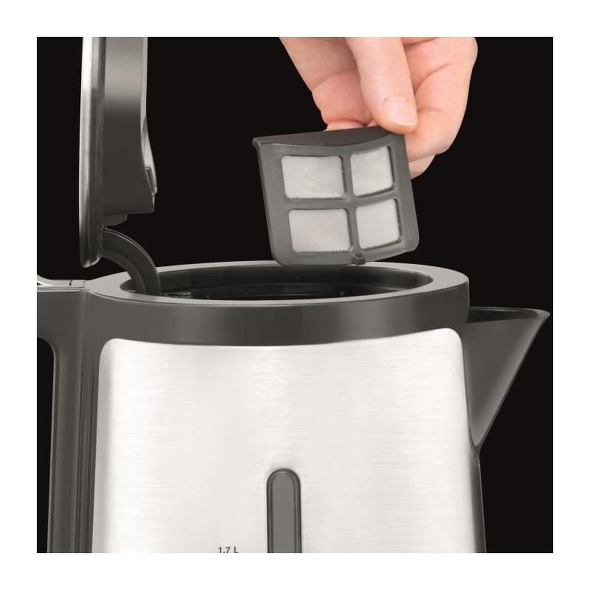 Voir la diapositive 4 : KRUPS KRUPS BW442D10 Control Line Bouilloire electrique sans fil inox, 2400 W, Capacite 7 L, Ouverture assistee du couvercle