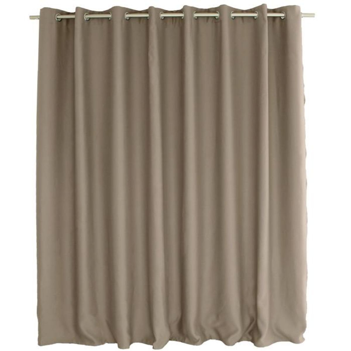 TOILINUX Rideau uni occultant avec oeillets - 300 x 240 cm
