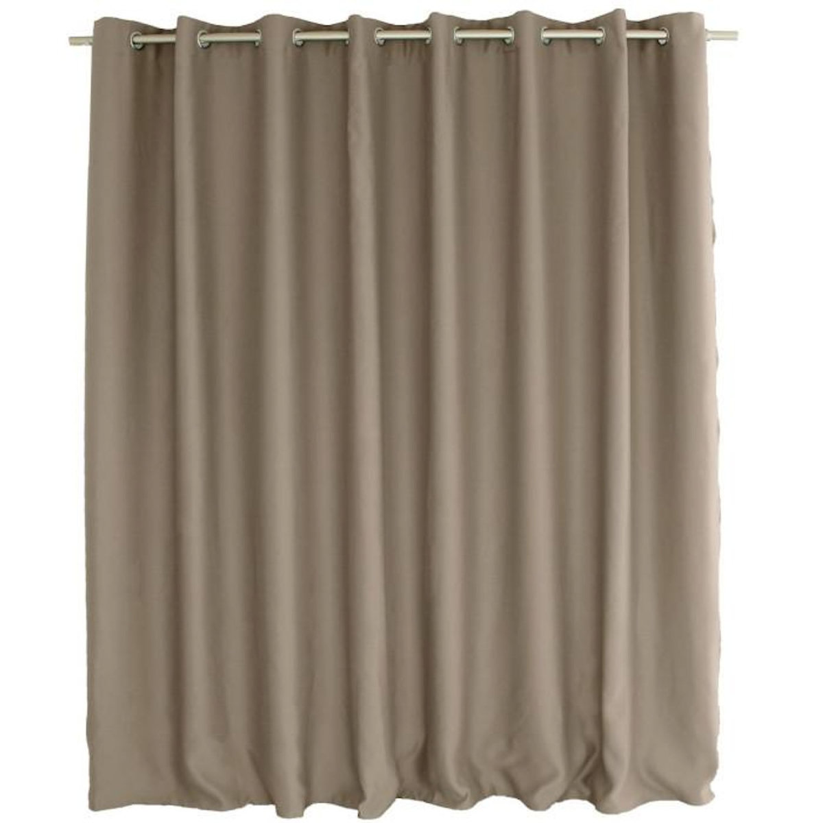 TOILINUX Rideau uni occultant avec oeillets - 300 x 240 cm