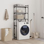 Voir la diapositive 3 : VIDAXL Etagere de lave-linge sonoma gris 67x25x163 cm bois ingenierie