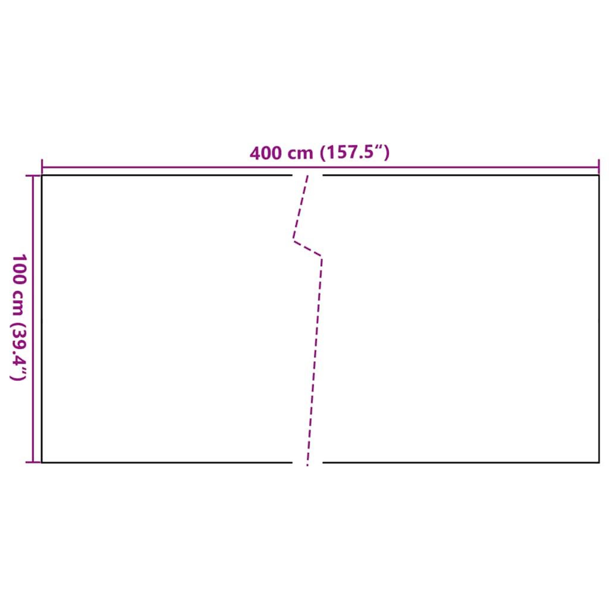 Voir la diapositive 6 : VIDAXL Paravent de balcon noir 400x100 cm resine tressee