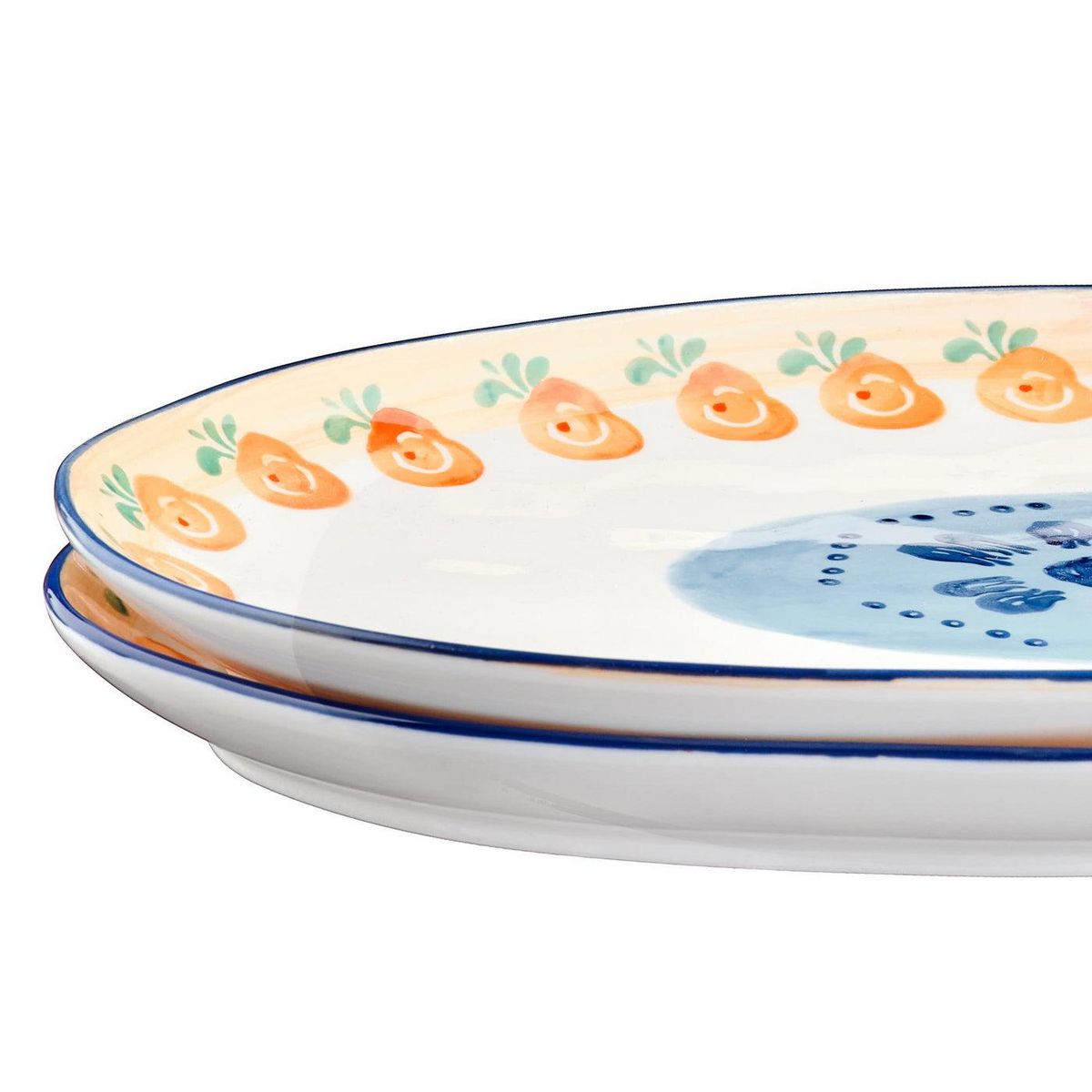 BJORN Plateau de service NAPOLI 36,5 x 22cm - 2 pièces - Agrume