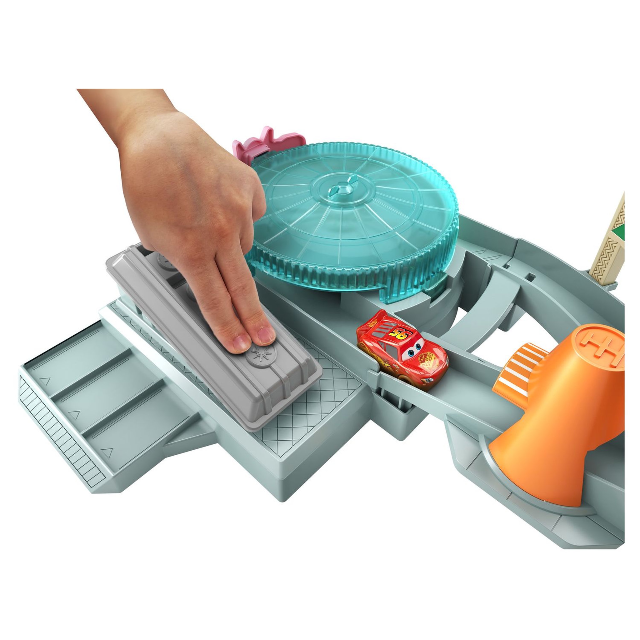Voir la diapositive 4 : MATTEL Coffret Piste Radiator Springs Hors de Contrôle Mini Racers - Disney Pixar Car