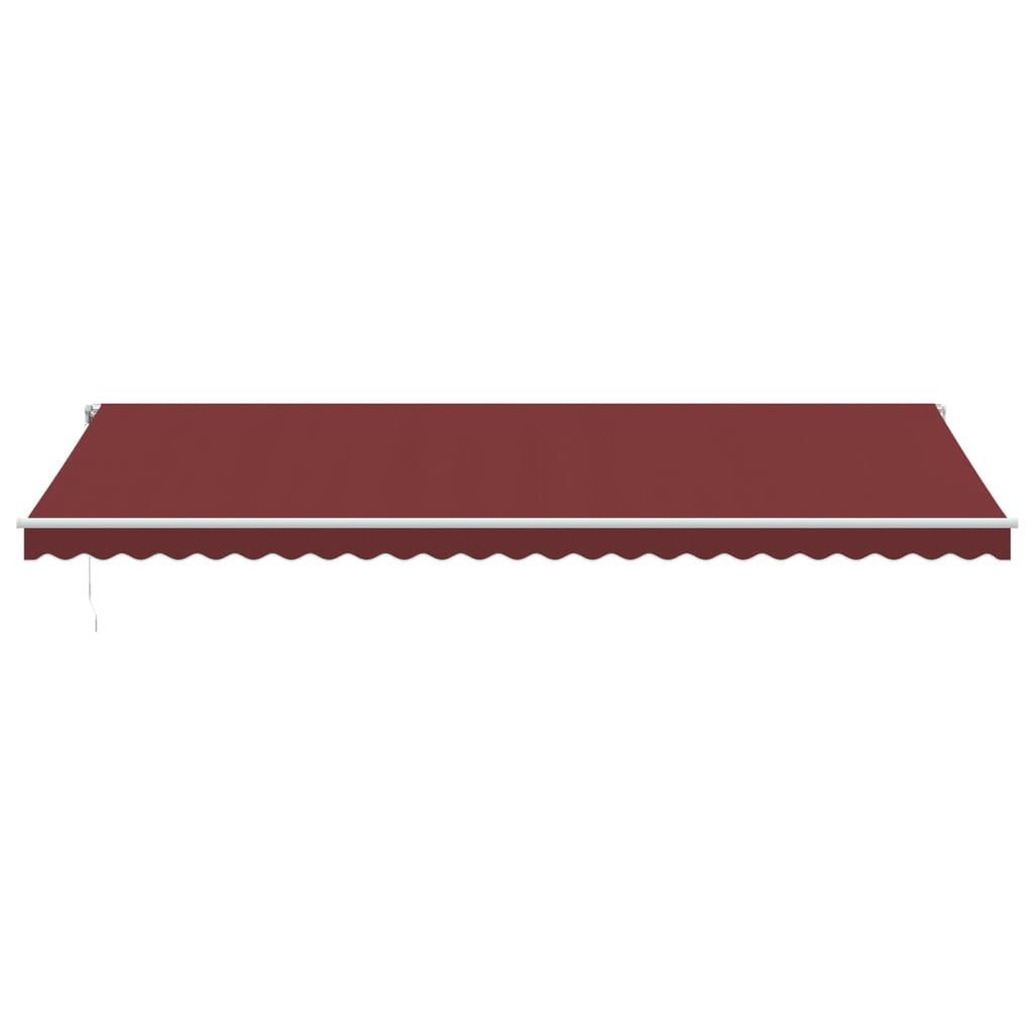 Voir la diapositive 3 : VIDAXL Auvent retractable automatique bordeaux 600x300 cm