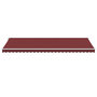 Voir la diapositive 3 : VIDAXL Auvent retractable automatique bordeaux 600x300 cm