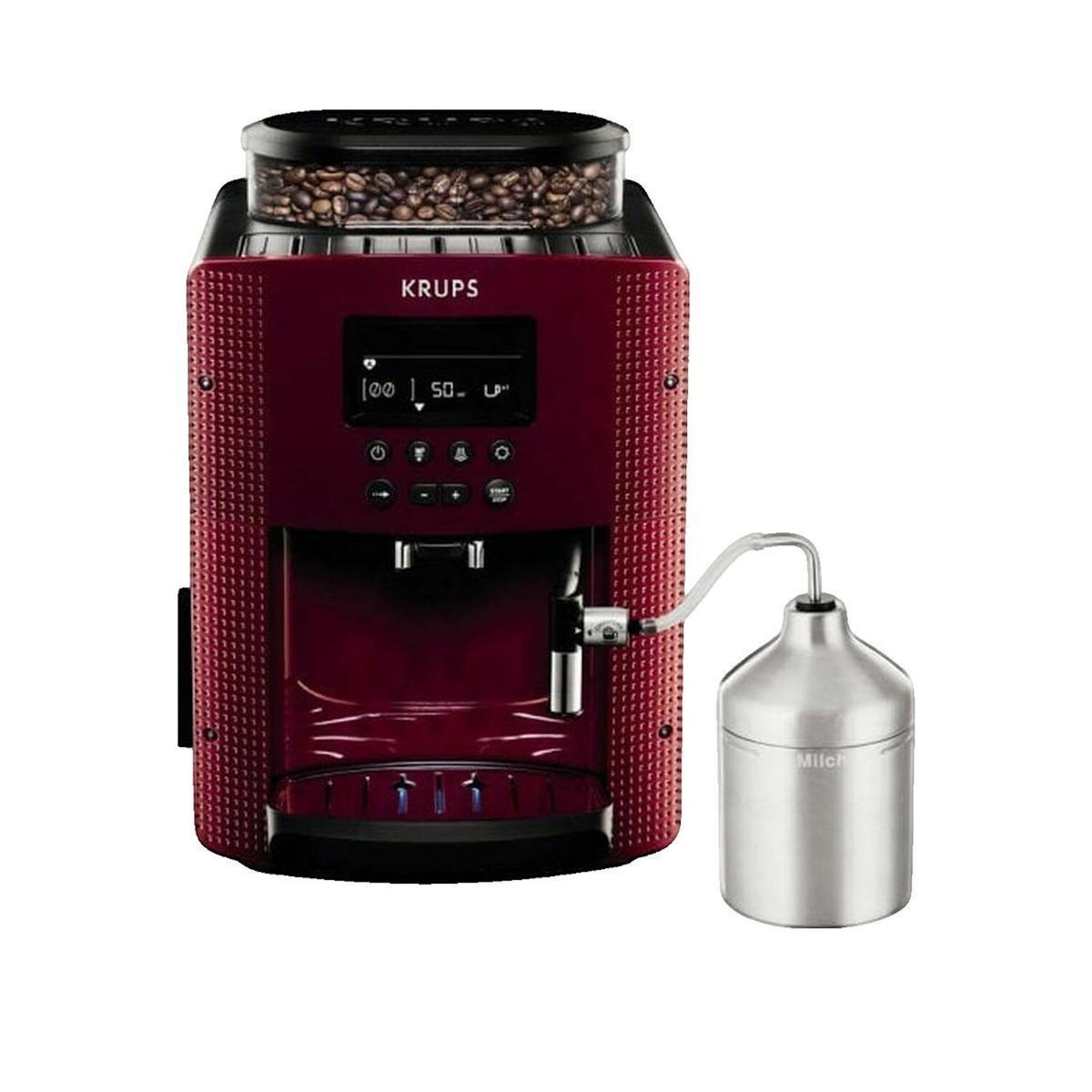 KRUPS Cafetière superautomatique Krups EA816570 1450 W 1,7 L Rouge