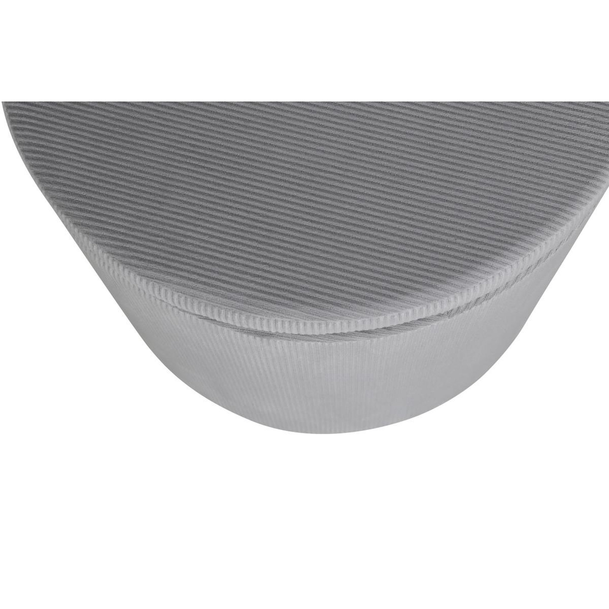 Voir la diapositive 5 : Paris Prix Pouf coffre en velours côtelé  dunken  51cm gris