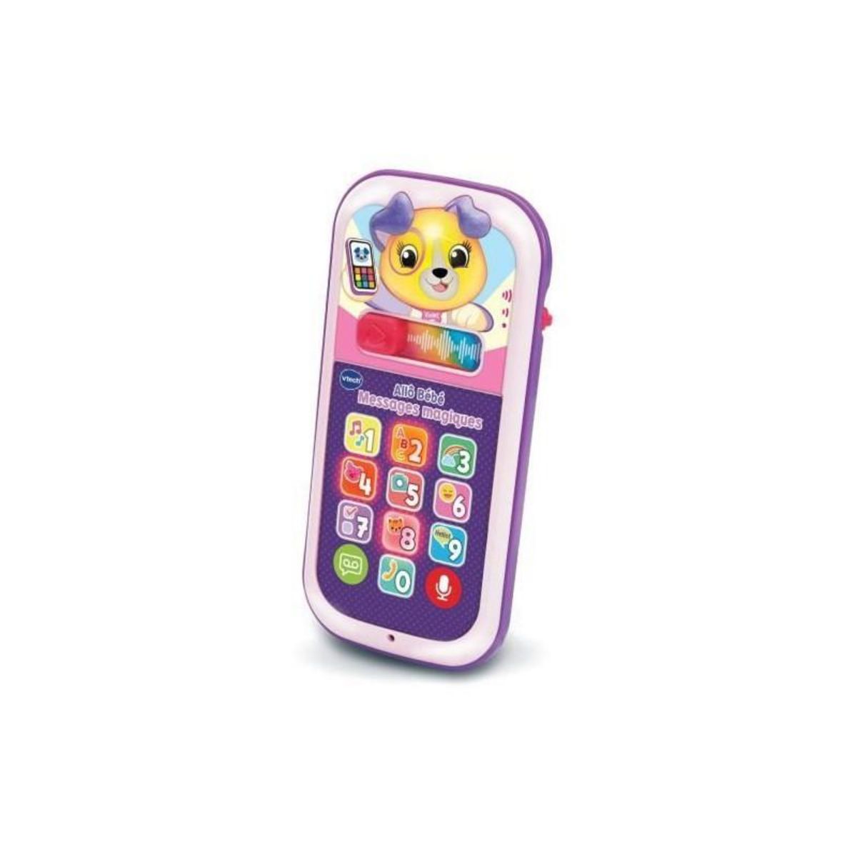 VTECH BABY ALLO BEBE MESSAGES MAGIQUES ROSE