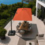 Voir la diapositive 5 : CONCEPT USINE Parasol rectangulaire 2x3m déporté rotatif terracota PIANA