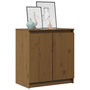 Voir la diapositive 4 : VIDAXL Armoire laterale marron miel 60x36x65 cm bois de pin massif