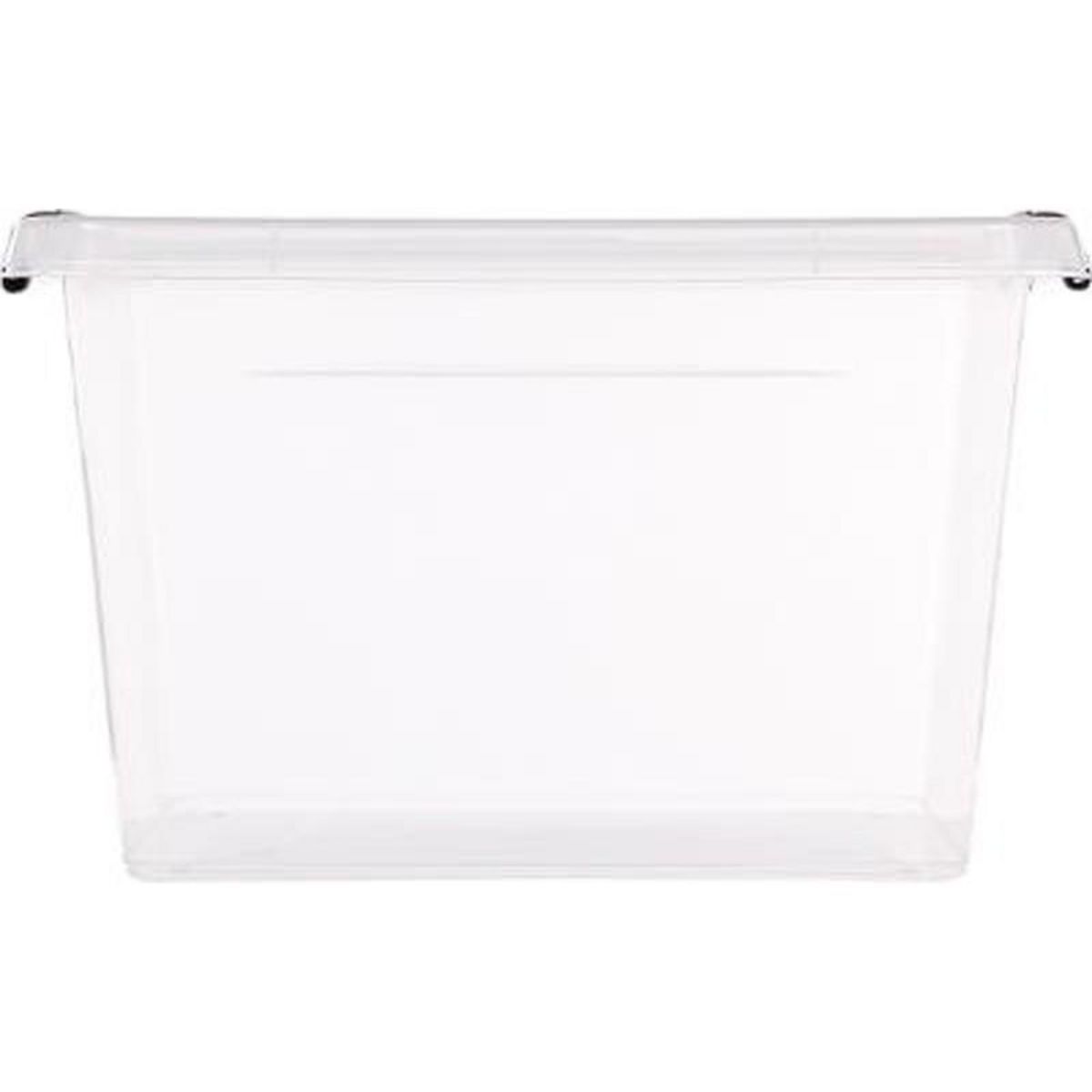  Boîte de Rangement  Clip  6,5L Transparent