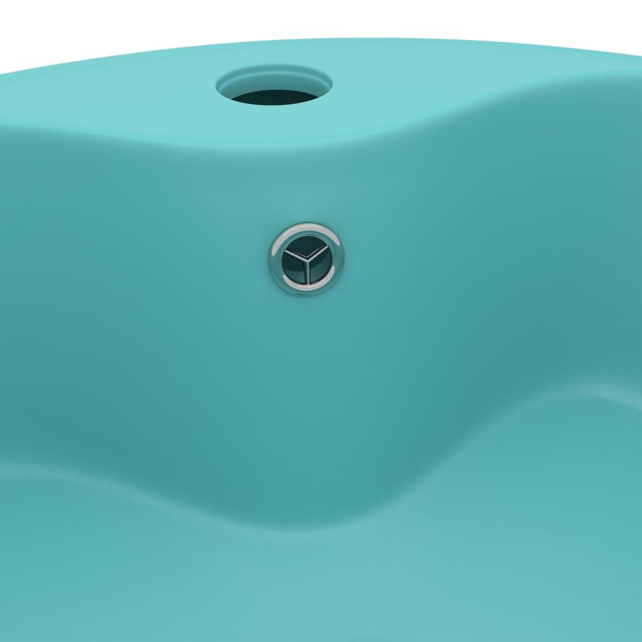 Voir la diapositive 5 : VIDAXL Lavabo de luxe avec trop-plein Vert clair mat 36x13cm Ceramique