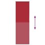 Voir la diapositive 5 : VIDAXL Store enrouleur occultant rouge largeur du tissu 45,7 cm