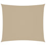 Voir la diapositive 2 : VIDAXL Voile de parasol tissu oxford rectangulaire 2,5x3 m beige