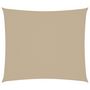 Voir la diapositive 2 : VIDAXL Voile de parasol tissu oxford rectangulaire 2,5x3 m beige