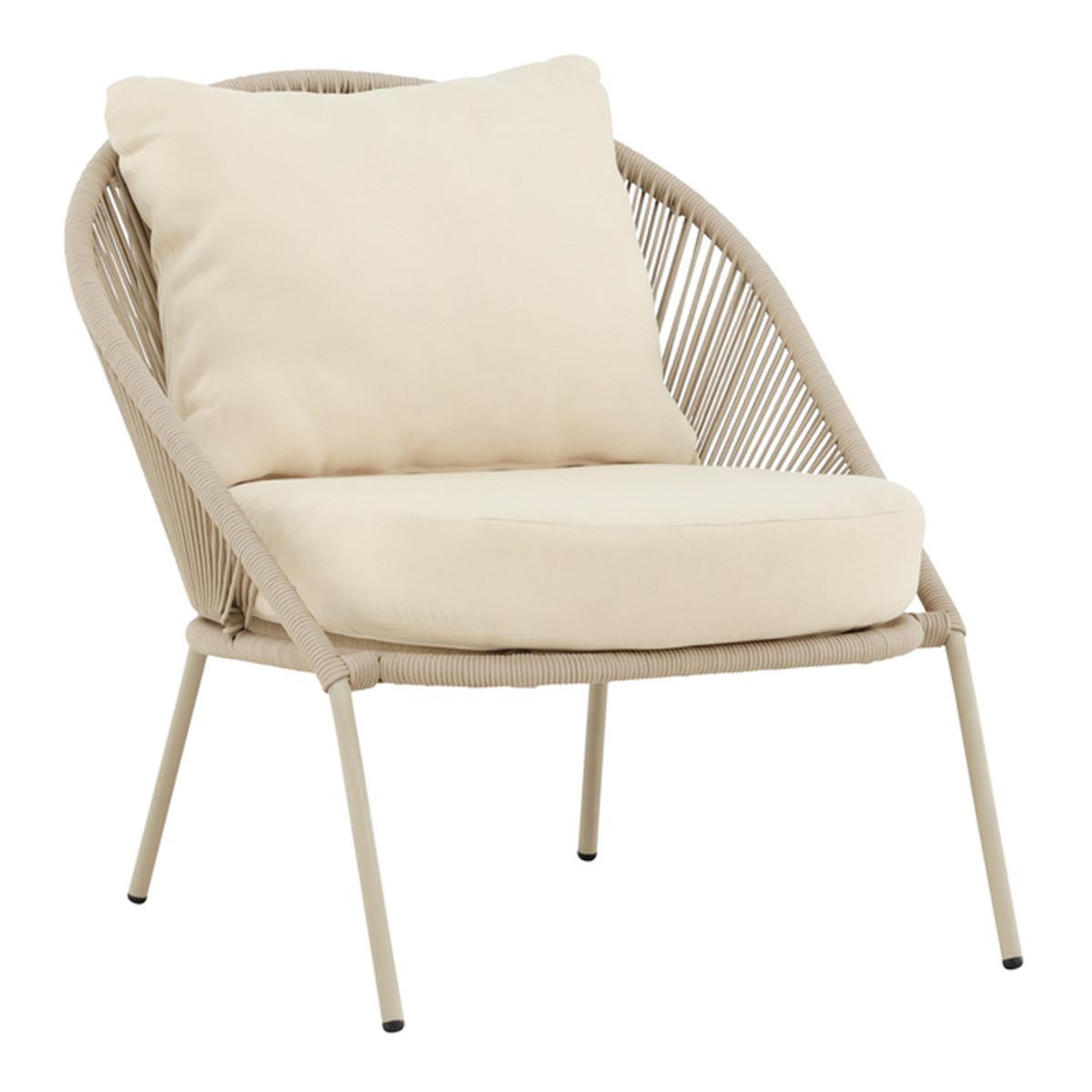 Paris Prix Fauteuil de jardin lounge  lindos  77cm beige
