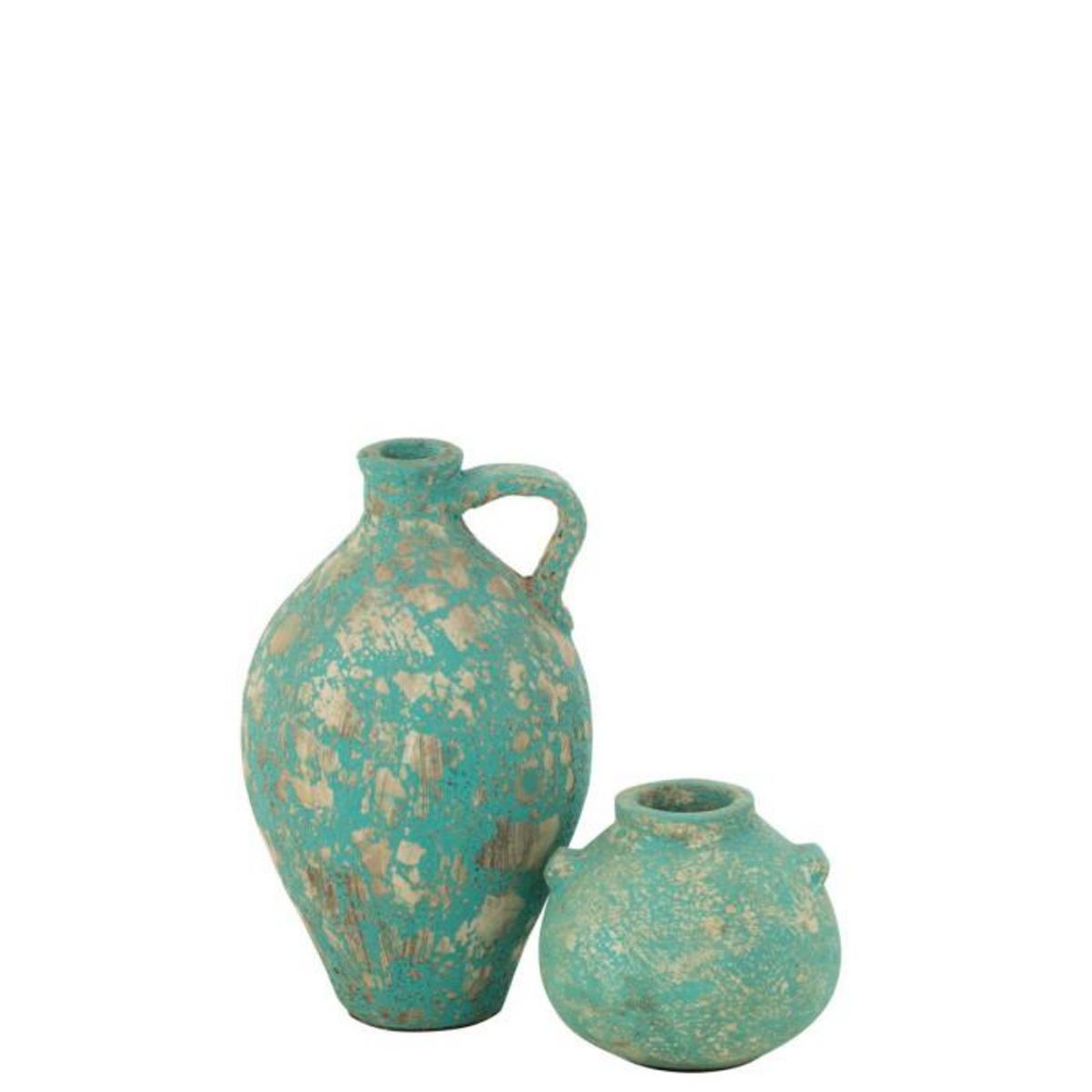 Paris Prix Vase Carafe Antique en Argile  Mack  43cm Bleu Azur