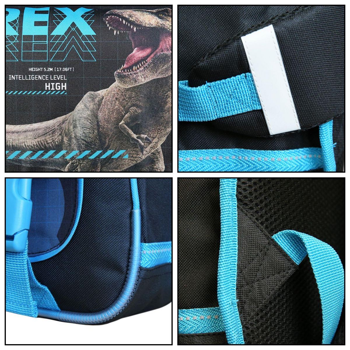 Bagtrotter BAGTROTTER Cartable 38 cm Jurassic World Noir T-Rex