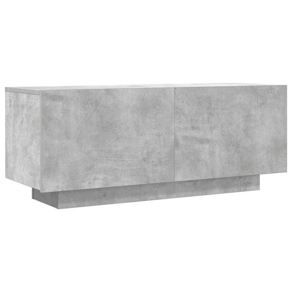VIDAXL Meuble TV Gris beton 100x35x40 cm Bois d'ingenierie