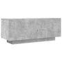 Voir la diapositive 2 : VIDAXL Meuble TV Gris beton 100x35x40 cm Bois d'ingenierie