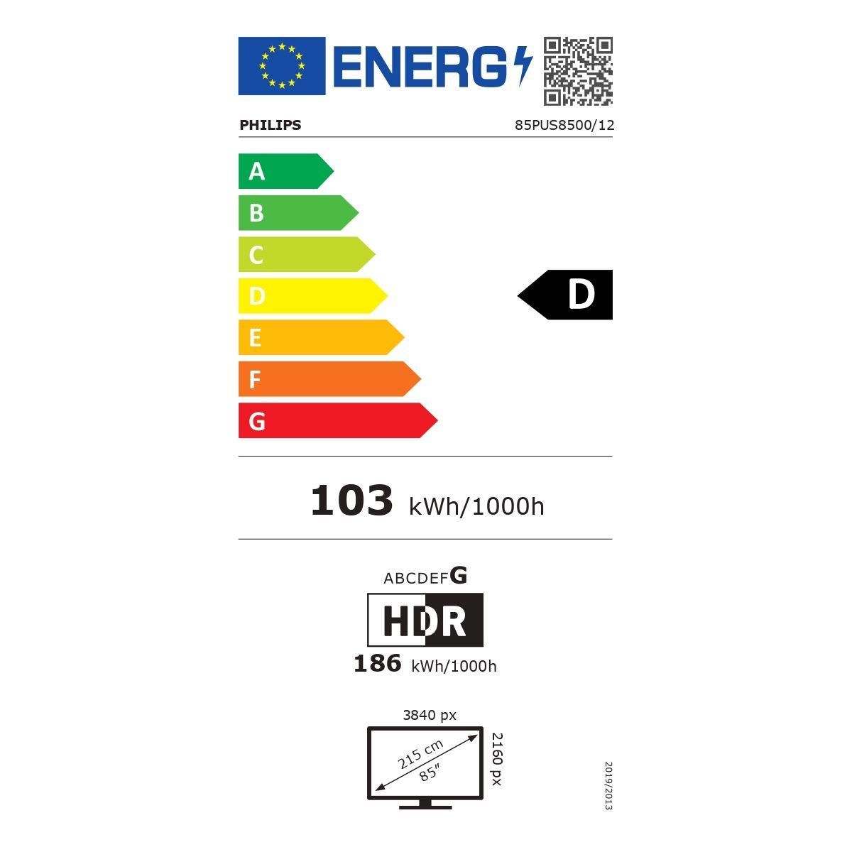 Philips TV QLED 85PUS8500 Ambilight 2025 (215cm)