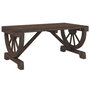 Voir la diapositive 2 : VIDAXL Table basse de jardin 90x50x40 cm bois de sapin massif