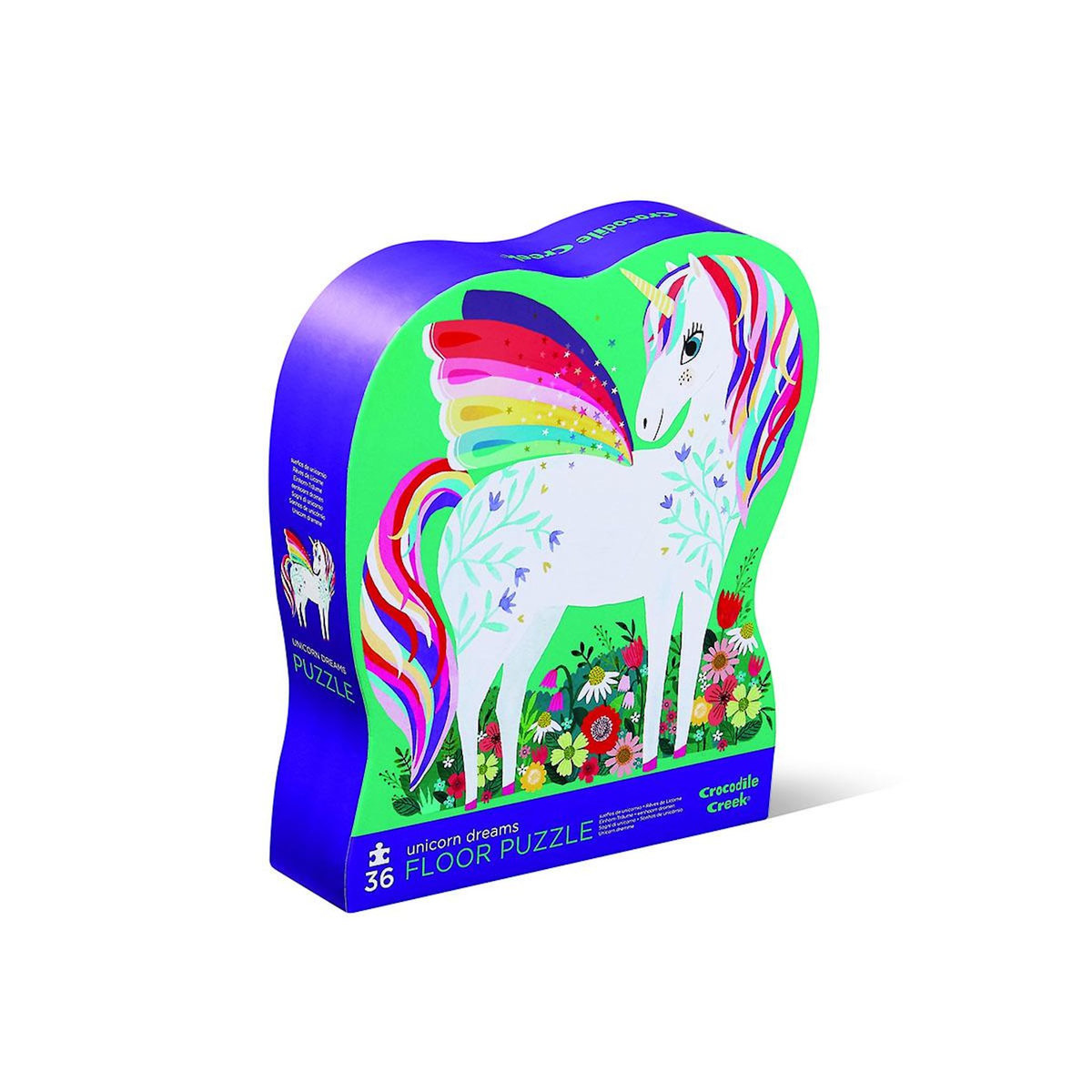 CROCODILE CREEK Maxi Puzzle - 36 pieces - Le jardin des licornes