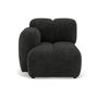 Voir la diapositive 1 : LISA DESIGN Grace - module d'assise gauche en velours texturé