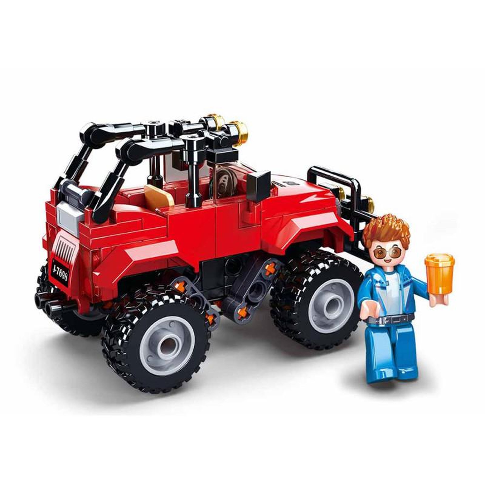 Voir la diapositive 2 : Sluban Sluban Red Offroader M38-B0902