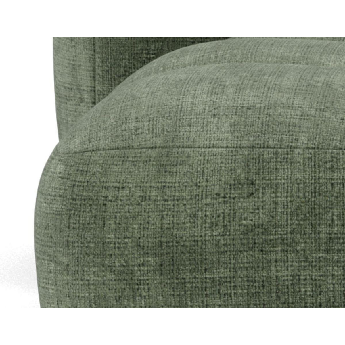 LISA DESIGN Grace - canapé modulable d'angle réversible 4 places en velours texturé