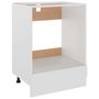 Voir la diapositive 2 : VIDAXL Armoire a four Blanc 60x46x81,5 cm Bois d'ingenierie
